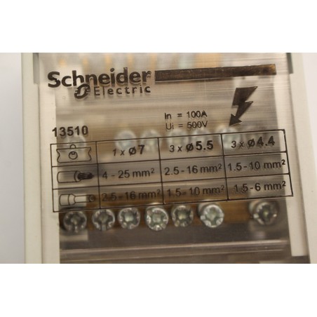SCHNEIDER ELECTRIC 13510 13510 répartiteur 4 barres (B845)