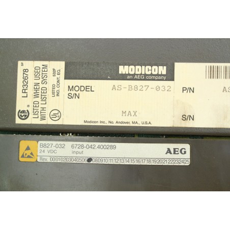 MODICON ASB827032 AS-B827-032 24VDC input module (B821)