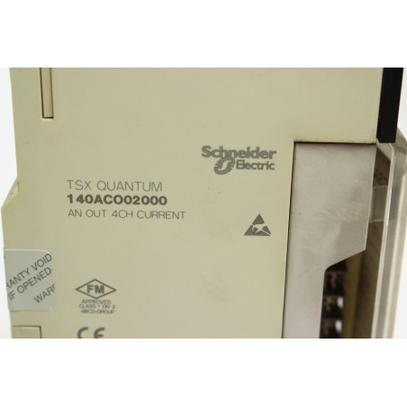 SCHNEIDER ELECTRIC 140ACO02000 140 ACO 020 00 Analog out Rust from storage (B824
