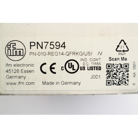 IFM PN7594 PN-010-REG14-QFRKG/US capteur pression (B1029)