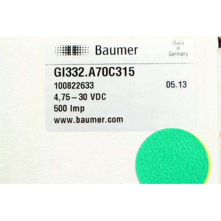 Baumer 100822633 GI332.A70C315 Encodeur + cable 10124780 (B1036)