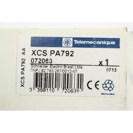 Telemecanique 072063 XCS PA792 Interrupteur de sécurité (B1035)