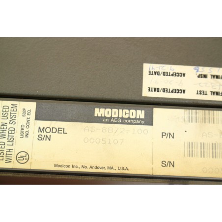 AEG MODICON ASB872100 AS-B872-100 4-20 MA Analog current output (B820)