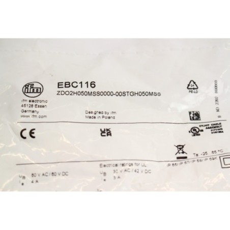 IFM EBC116 Répartiteur en Y M12 ZDO2H050MSS0000 (B1042)