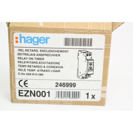 Hager 246999 EZN001 Relais temporisé (B1042)
