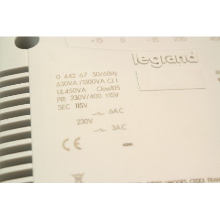 LEGRAND transformateur 0 442 67 042267 630VA/1300VA UL 450VA 115V (P37)