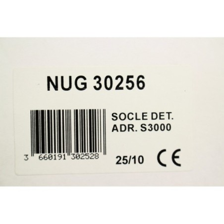 2Pcs Nugelec NUG30256 Socle détecteur adressable Incendie (B1044)