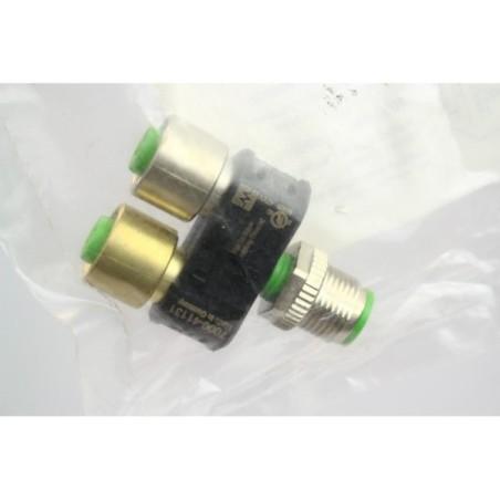 2Pcs Murr Elektronik 7000-41131-0000000 T-coupler M12 5 pins mâle adaptateur (B1049)