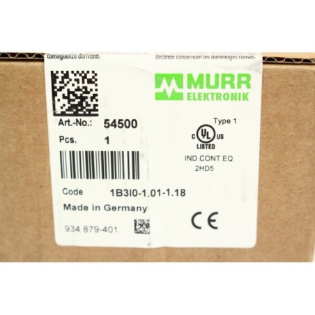 Murr Elektronik 54500 I/O module répartiteur M12 (B1017)
