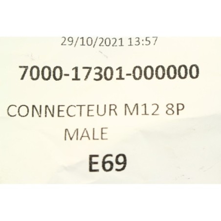 Murr Elektronik 7000-17301-0000000 Connecteur M12 8 pins mâle (B1058)