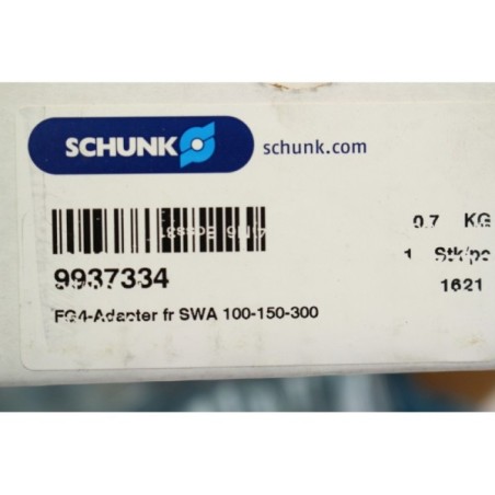 Schunk 9937334 FG4-Adaptateur 9120-FG4-T SWA 100-150-300 Clamp (B1059)