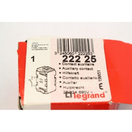 Legrand 022225 22 225 Contact auxiliaire 25/32A 690V (B1062)