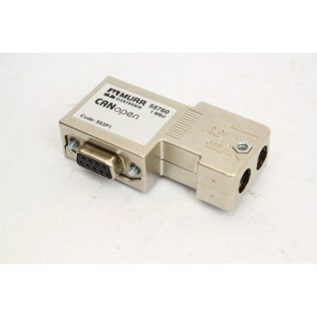 Murr Elektronik 55760 CAN-Stecker Connecteur Sub-D 90° - (B1064)