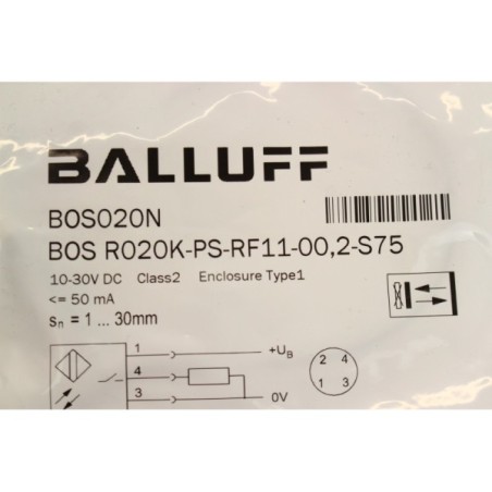 BALLUFF BOS020N BOS R020K-PS-RF11-00,2-S75 Capteur (B1064)