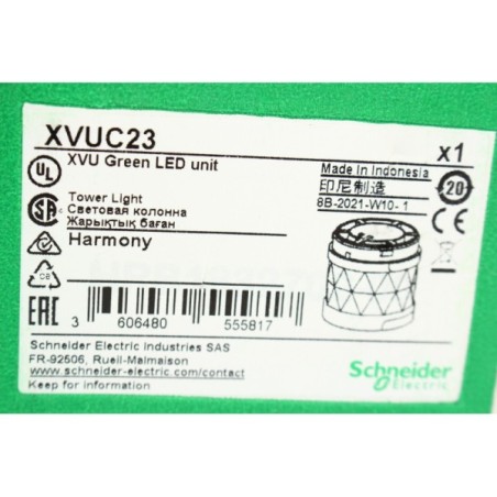 Schneider electric  XVUC23 Signal LED vert (B1066)