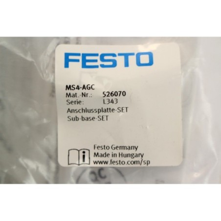 Festo 526070 MS4-AGC Sub-base-SET (B1082)