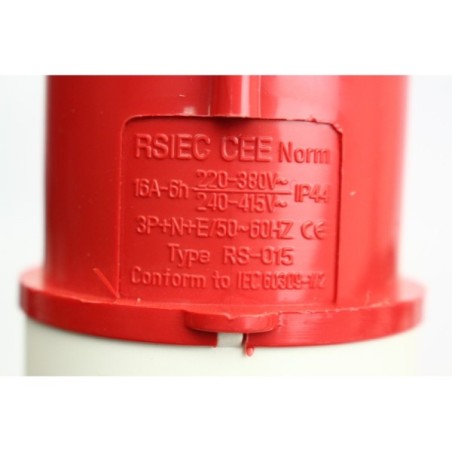 RSIEC RS-015 Prise cable 3P+N+E 16A-6h IP44 (B1089)