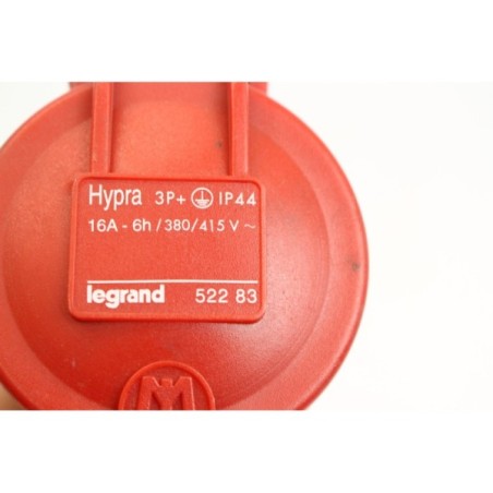 Legrand 522 83 Prise Hypra 3P+T 16A-6h IP44 (B1092)