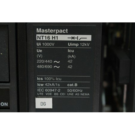 Schneider electric Disjoncteur Masterpact NT16 H1 1000V 42A (P37.1)