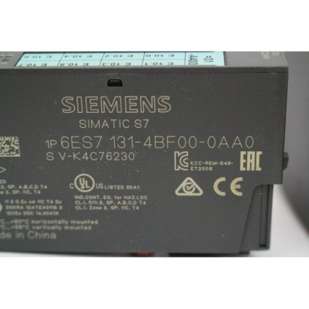 5Pcs Siemens 6ES71314BF000AA0 6ES7 131-4BF00-0AA0 Module 8DI 24V (B1108)