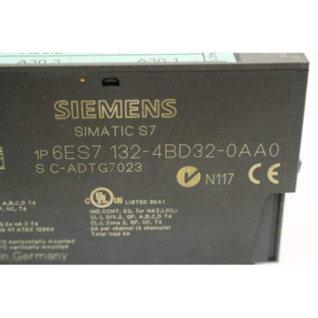 4Pcs Siemens 6ES71324BD320AA0 6ES7 132-4BD32-0AA0 DC 24V module (B1113)