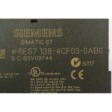 5Pcs Siemens 6ES71384CF030AB0 6ES7 138-4CF03-0AB0 Profisafe PM-E F (B1113)