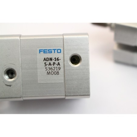 2Pcs Festo 536219 ADN-16-5-A-P-A Cylindre compact (B1137)