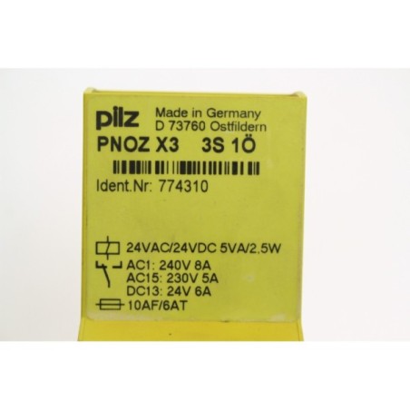 Pilz 774310 PNOZ X3 24VAC 24VDC 3S 1Ö (B533)