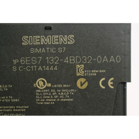 Siemens 6ES71324BD320AA0 6ES7 132-4BD32-0AA0 I/O module (B1141)
