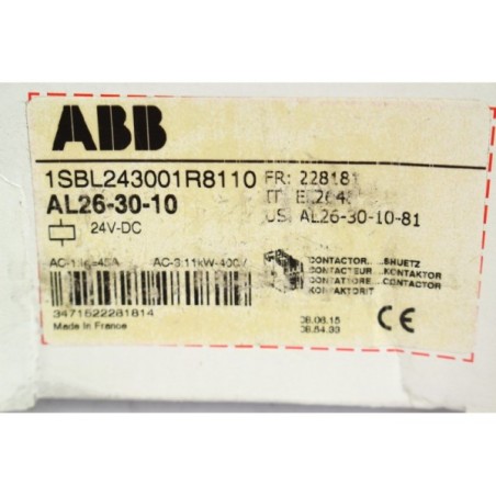 ABB 1SBL243001R8110 AL26-30-10 Contacteur (B1152)