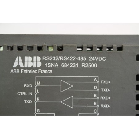 ABB 1SNA 684231 R2500 Control converter module RS232/RS422-485 24VDC (B1152)