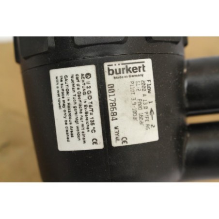 Burkert 00178684 2000 A 13,0 PTFE RG Valve G1/2 (B1153)