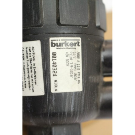 Burkert 00140324 2002 A 13,0 PTFE RG G1/2 Valve (B1153)