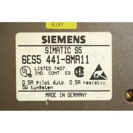 Siemens 6ES54418MA11 6ES5 441-8MA11 Digital output 8x24V (B1155)