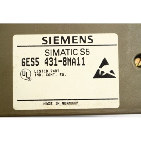 2Pcs Siemens 6ES54318MA11 6ES5 431-8MA11 Digital input 8x24VDC (B1155)