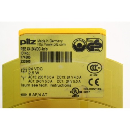 Pilz 774585 PZE X4 24VDC 4n/o relais (B1155)