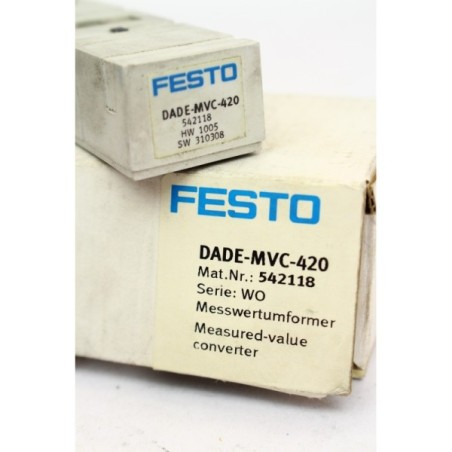 Festo DADE-MVC-420 542118 Convertisseur valeur (B1156)