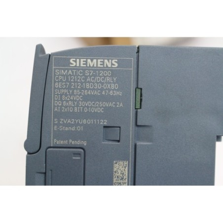 Siemens 6ES7 212-1BD30-0XB0 6ES7 212-1BD30-0XB0 CPU 1212C PSU (B1161)