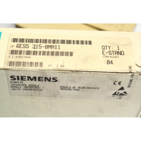 Siemens 6ES53158MA11 6ES5 315-8MA11 Interface module (B1163)