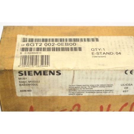 Siemens 6GT20020EB00 6GT2 002-0EB00 Basic module (B1173)