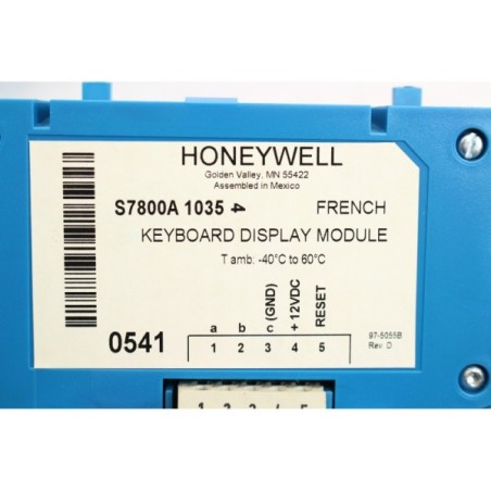 Honeywell S7800A1035 S7800A 1035 Keyboard display module FR (B1175)