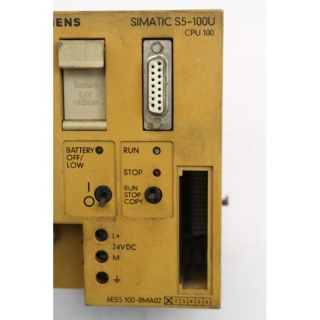 Siemens 6ES5 100-8MA02 6ES5 100-8MA02 S5-100U CPU 100 (B1179)