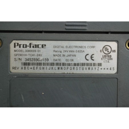Pro-Face 3080028-01 GP2401H-TC41-24V Operator panel (B1198)