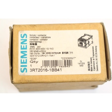 Siemens 3RT20161BB41 3RT2016-1BB41 Contacteur aux (B1188)
