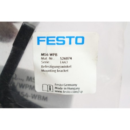 Festo 526074 MS6-WPB Equerre de montage Mounting bracket (B1192)