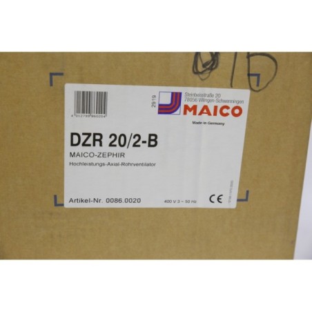 MAICO DZR 20/2 B Turbine ventilation 0086.0020 DZR20/2B (P74)