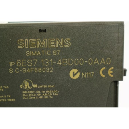 Siemens 6ES71314BD000AA0 6ES7 131-4BD00-0AA0 4 DI DC 24V plastic broken (B30)