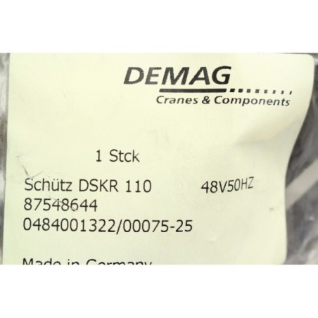 DEMAG 875 486 44 DSKR 110 Contacteur relais (B1217)