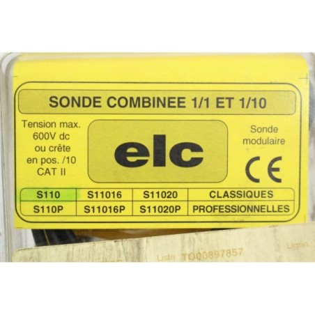 ELC S110 Sonde combinée 1/1 et 1/10 1.2m ELCS110 (B1205)