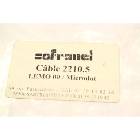 Sofranel 2210.5 Câble 2210.5 LEMO 00 / Microdot (B1211)